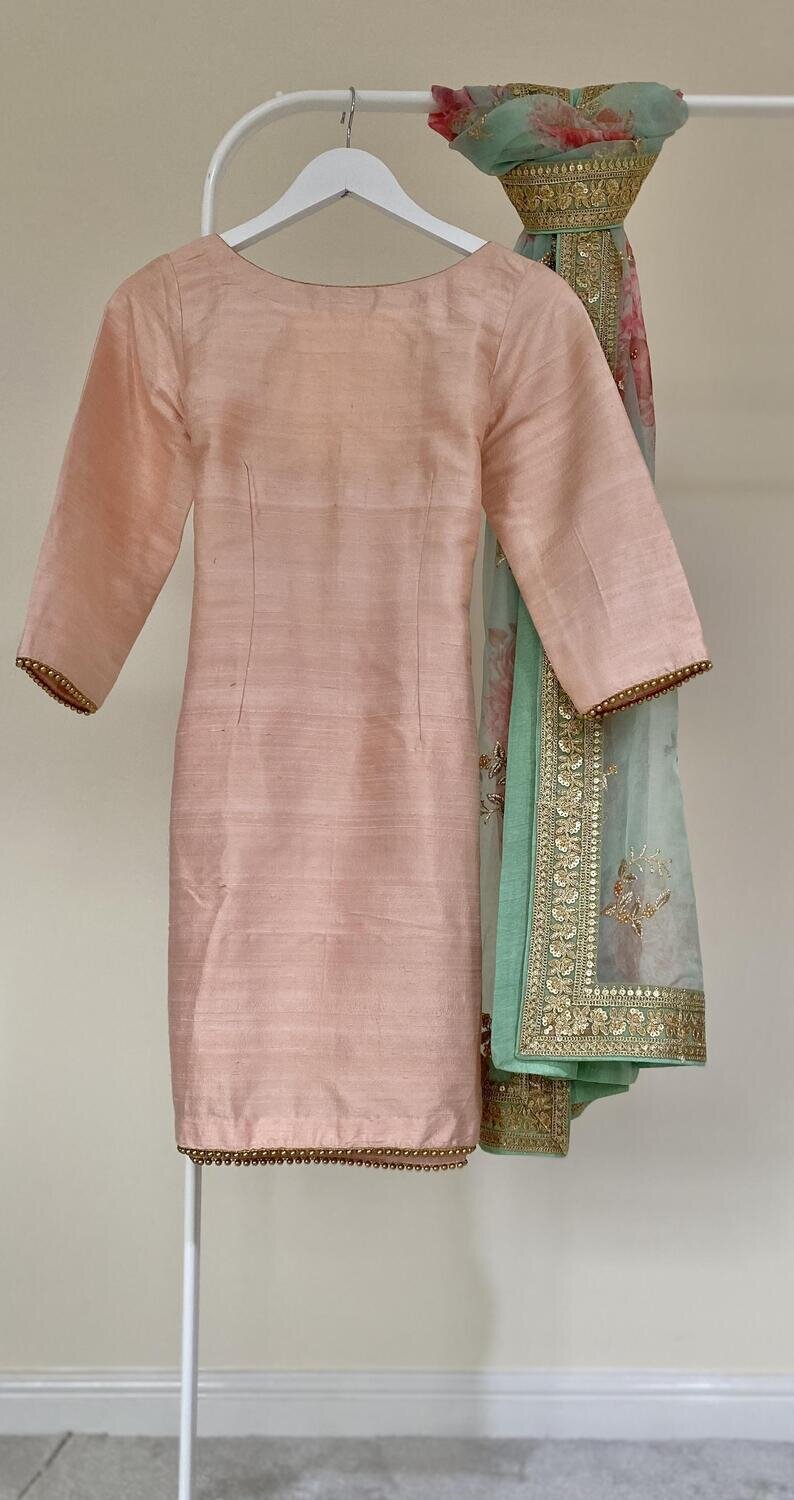 Signature Sharara - Powder Peach