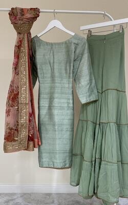 Signature Sharara - Mint