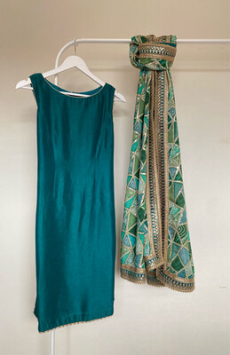 Raw &amp; Simple Pant Suit - Peacock Boat