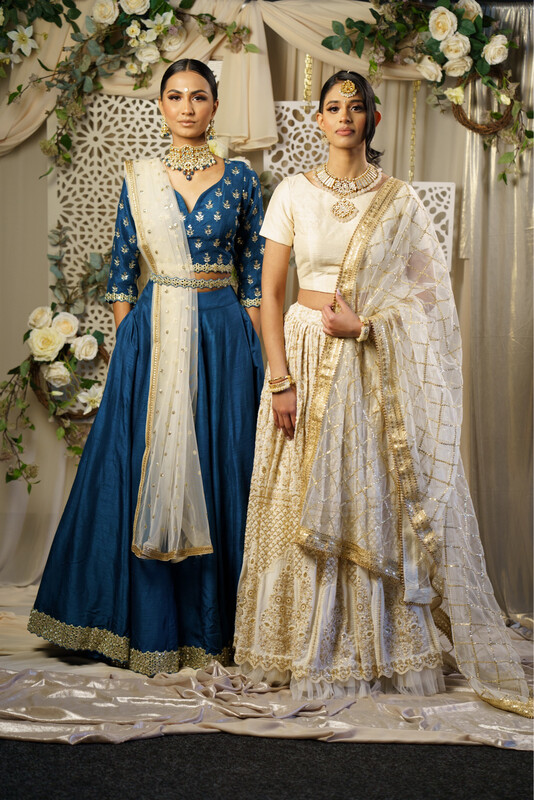 Savanaha Lehenga - Ivory