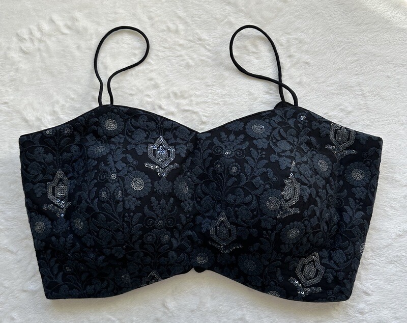 Bloom &amp; Bead Blouse - Black Cami