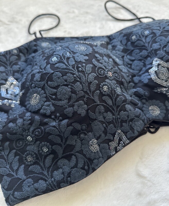 Bloom &amp; Bead Blouse - Black Cami