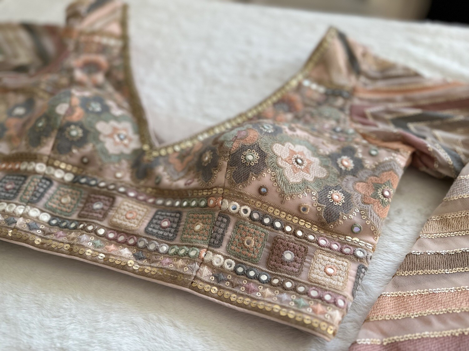 Ameera Blouse - Powder Peach