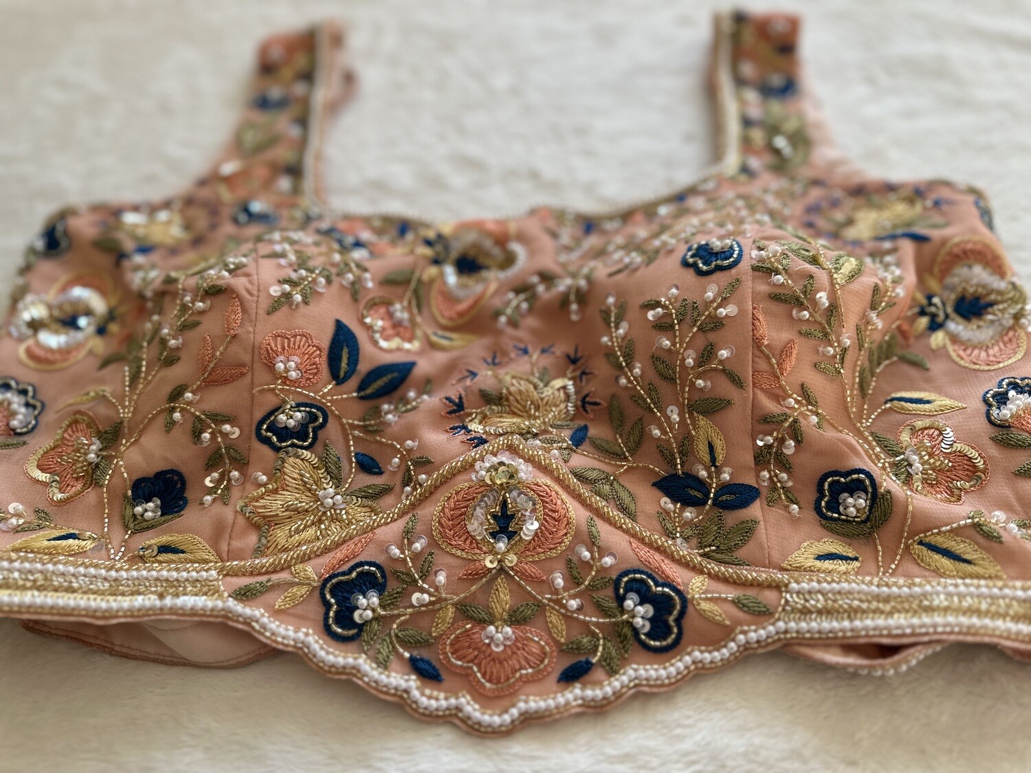 Embellished Blouse - Pink Sleeveless