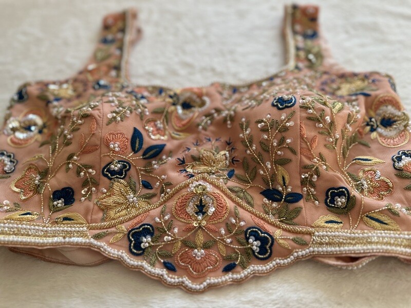 Embellished Blouse - Pink Sleeveless