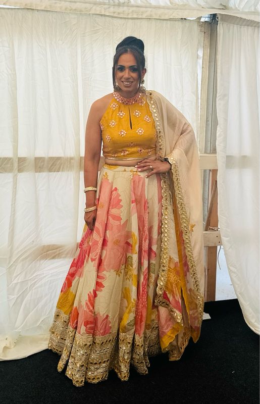 Leelah Lehenga Set - Yellow