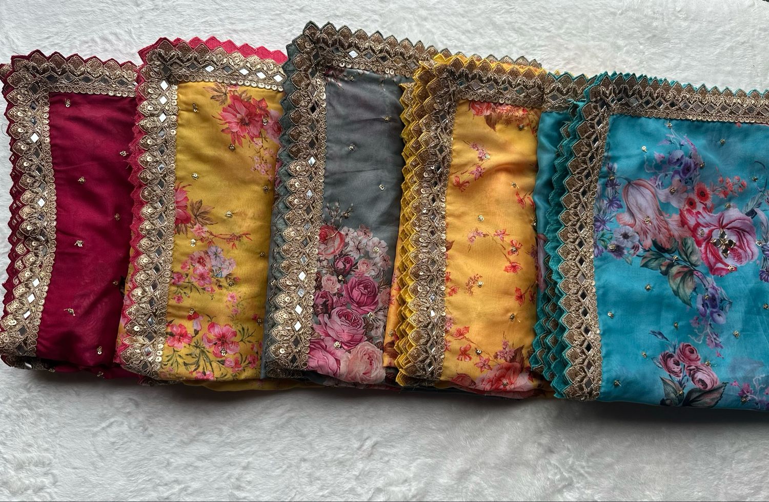 Mirror Bloom Dupatta