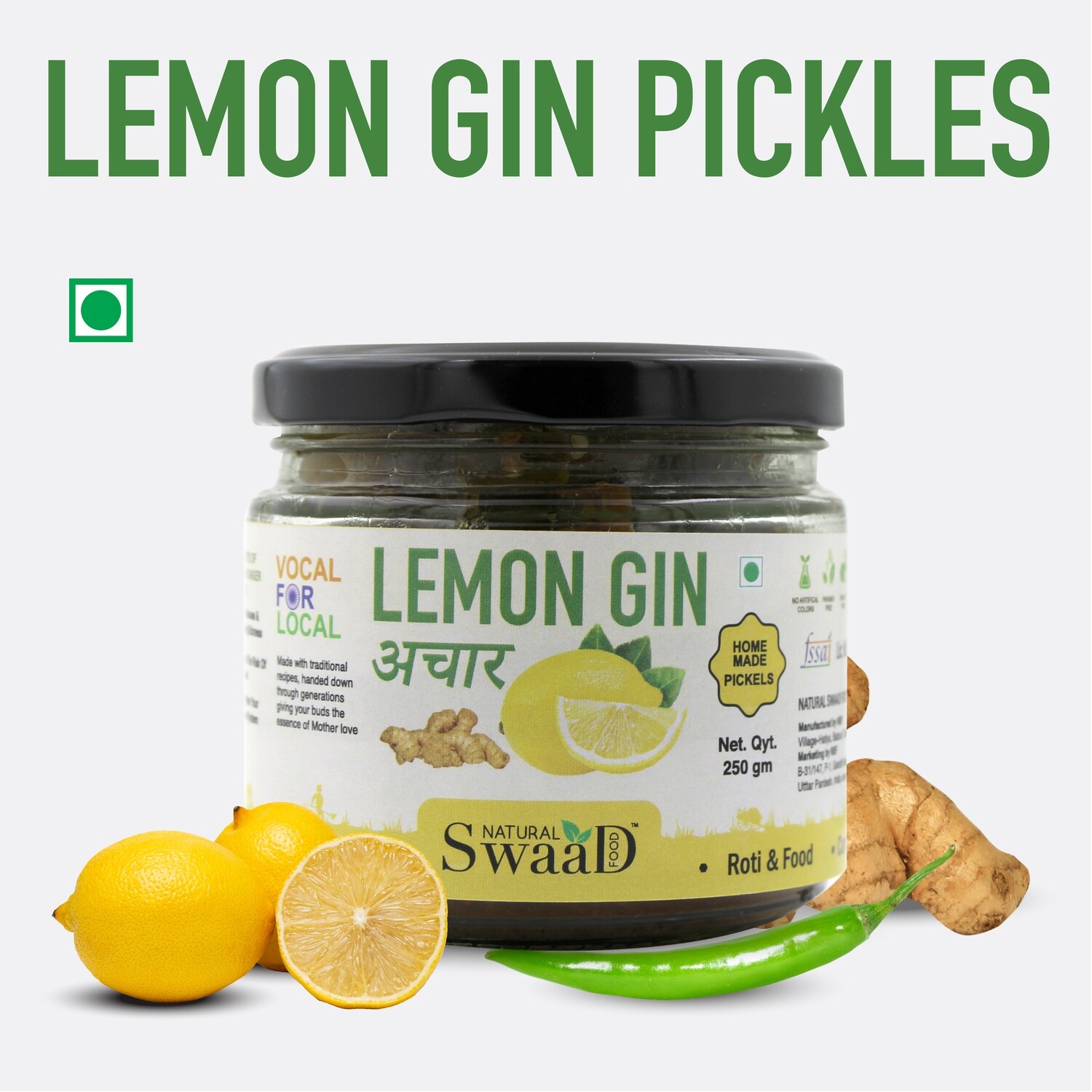 LEMON GIN PICKLES
