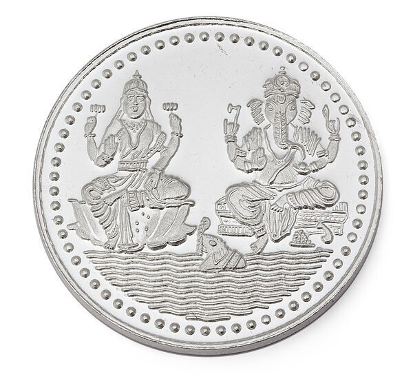 Laxmi Ganesh Ji Silver Coin 20 Grams