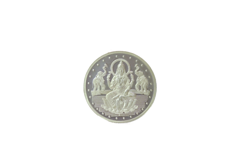 Laxmi Ji Silver Coin 50 Grams