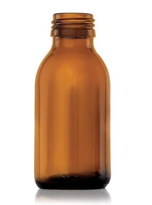 100ml Medical Round Amber Bottle (without lid)