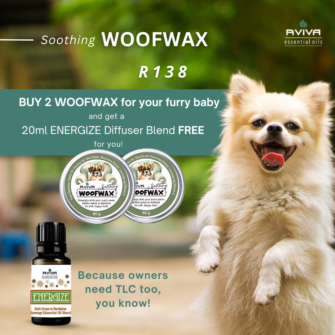 Soothing Woofwax! Pack of 2 + 20ml Energize FREE