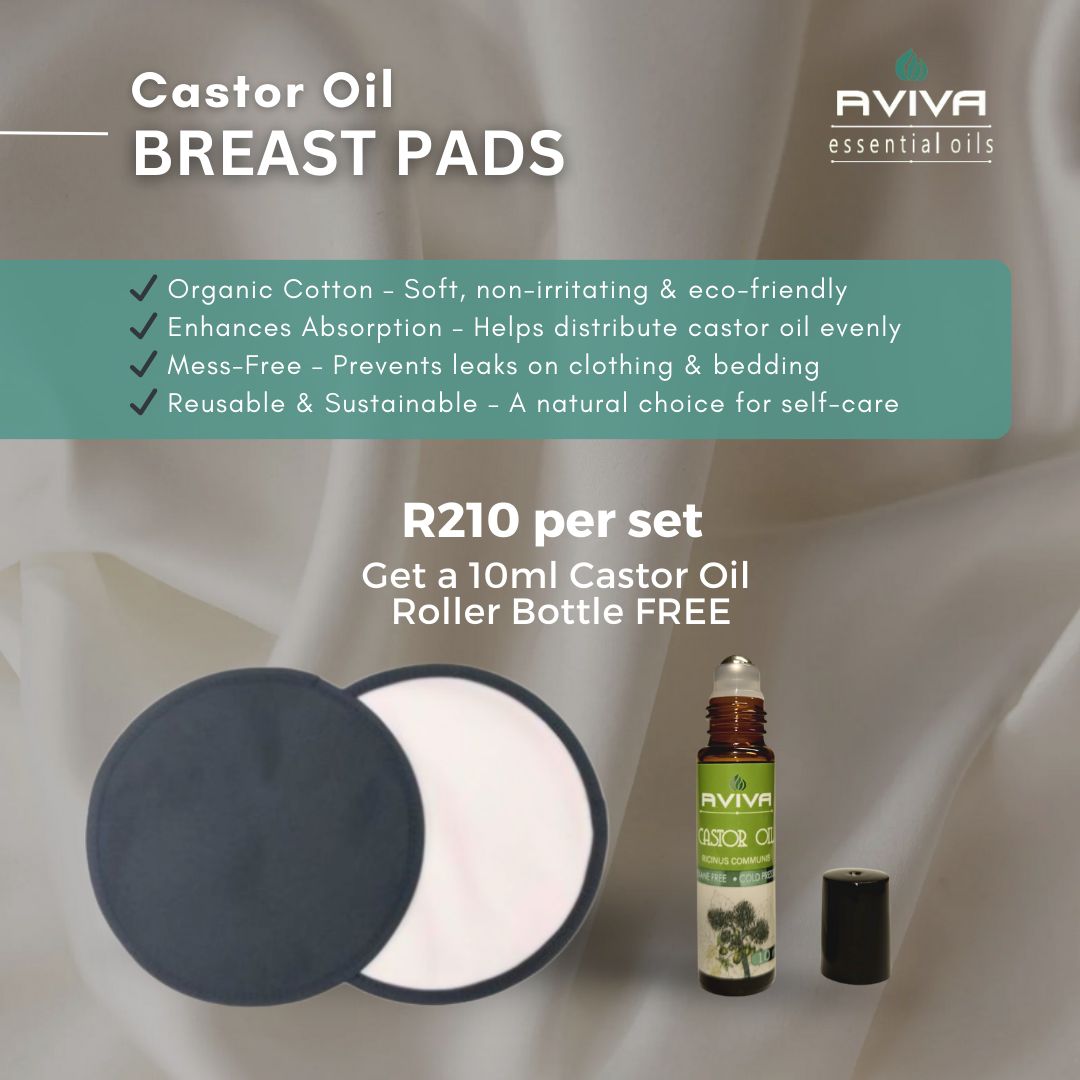 Breast Pad Set for Castor Pack Set + 10ml Castor Free