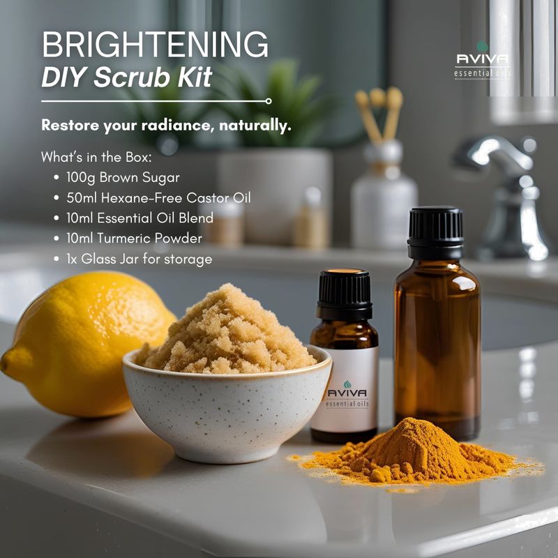 Brightening DIY Scrub Kit