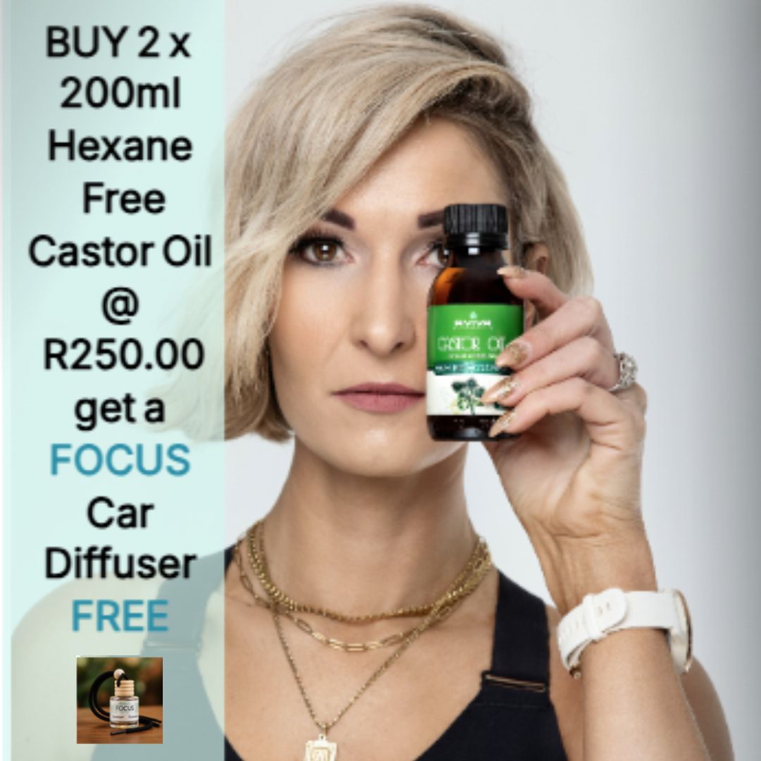 Buy 2 Castor Oils and get a Car Diffuser Free
