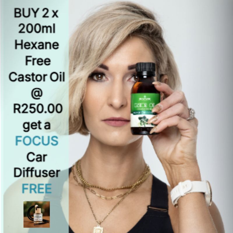 Buy 2 Castor Oils and get a Car Diffuser Free