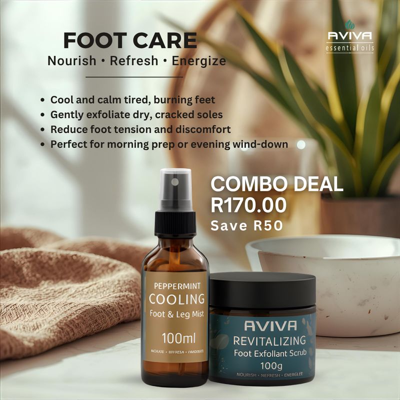 COMBO - Foot and leg mist + Foot Scrub