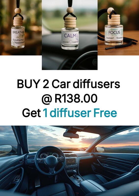 Buy 2 car diffusers get 1 FREE