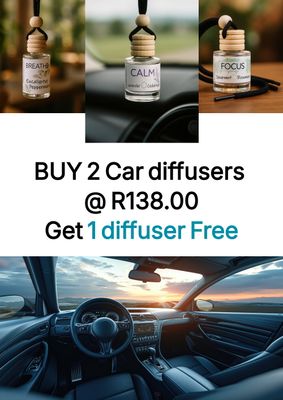 Buy 2 car diffusers get 1 FREE