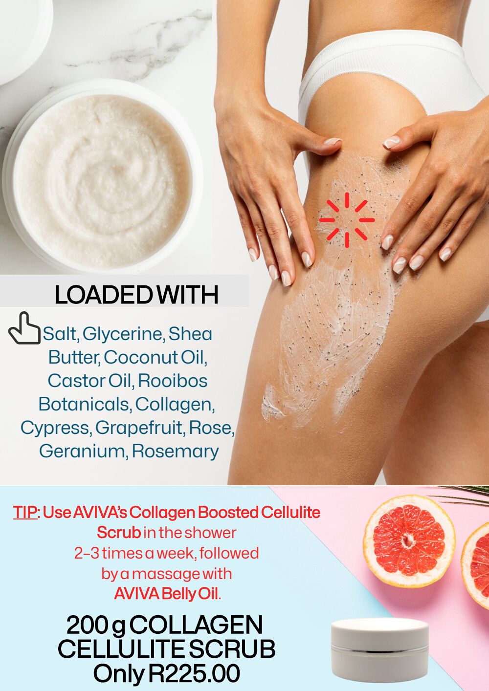 Collagen Boosted Cellulite Scrub 200g