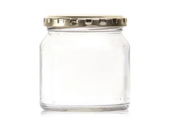 Glass Spread Jar 250ml with Gold lid