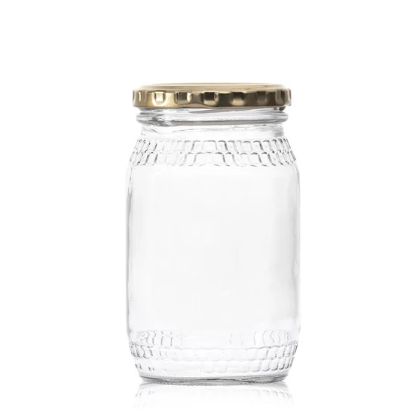 Honey Jar - Gold Lid