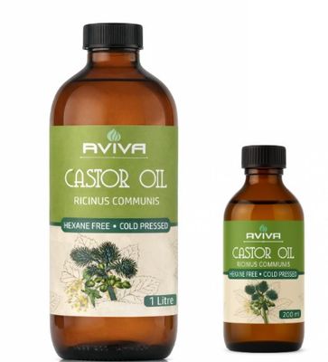 Castor Oil 1L - Hexane Free | Cold Pressed |Free 200ml Castor