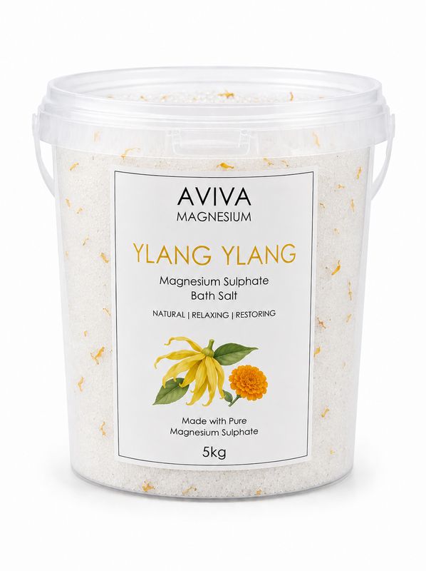 Magnesium Bath Salts 500g to 20kg (Ylang-Ylang)