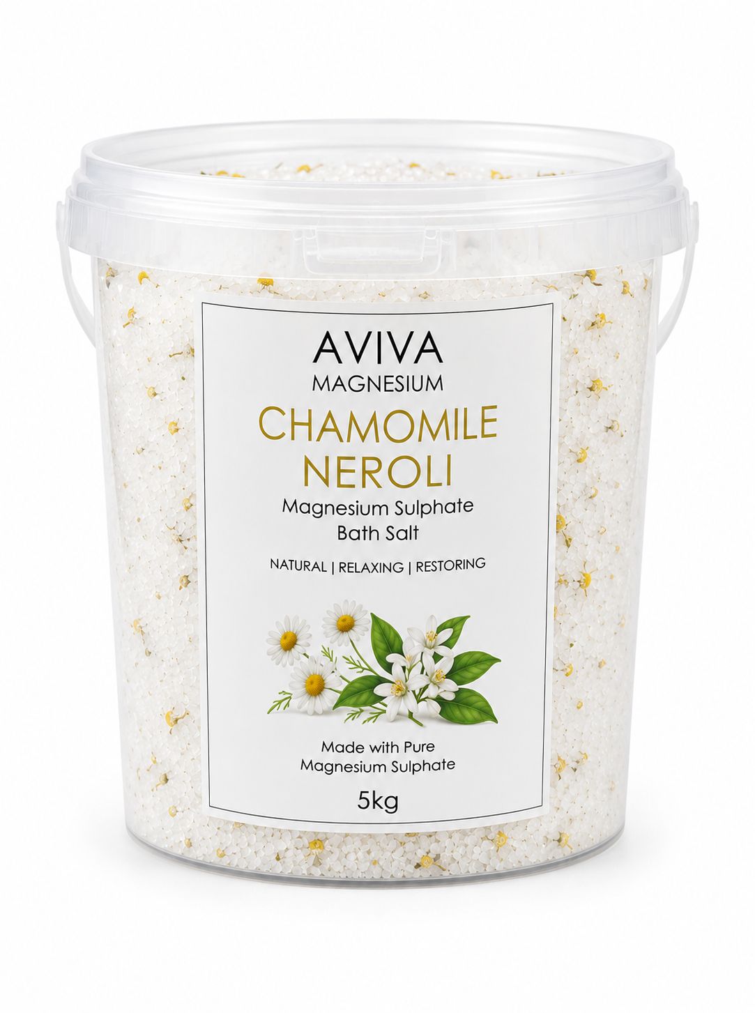 Magnesium Bath Salt 5kg - 20kg (Neroli Chamomile)