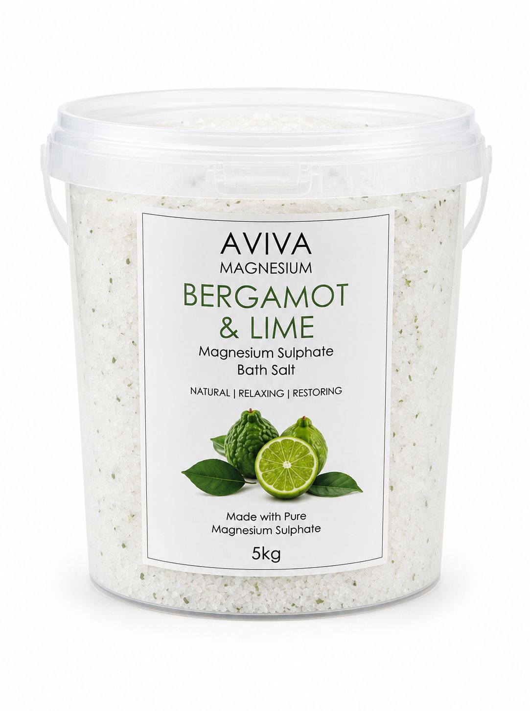 Magnesium Bath Salt 5kg - 20kg (Bergamot Lime)