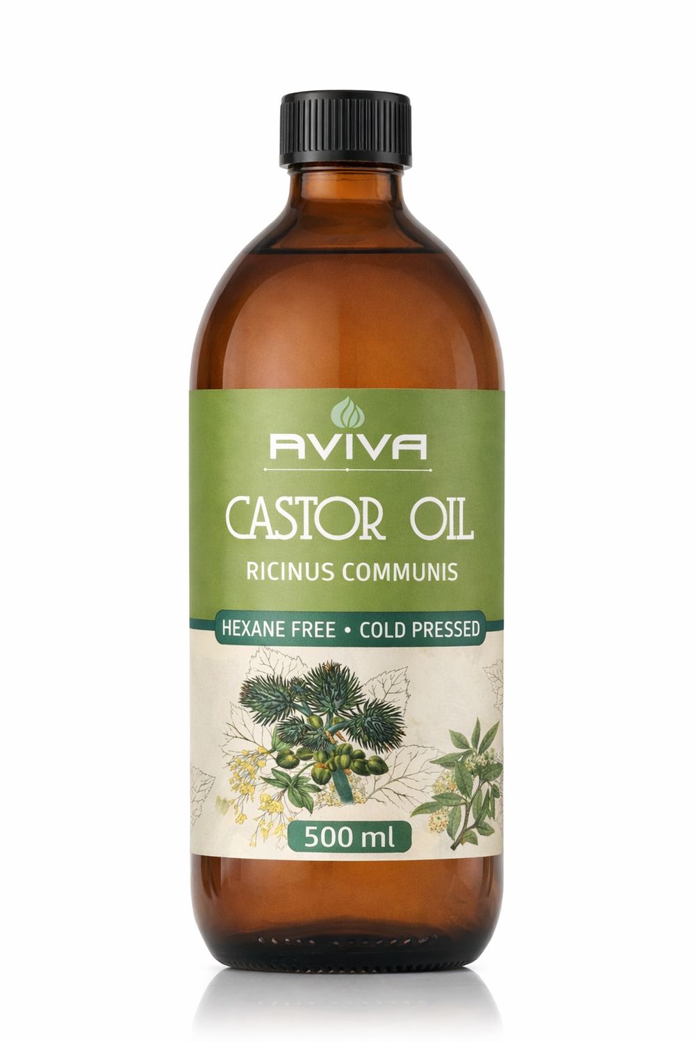 Castor Oil 500ml - Hexane Free | Cold Pressed