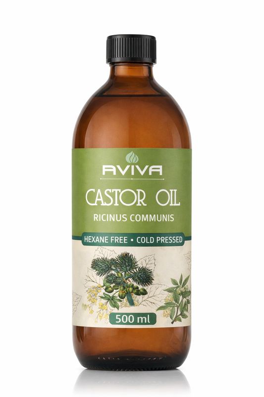 Castor Oil 500ml - Hexane Free | Cold Pressed