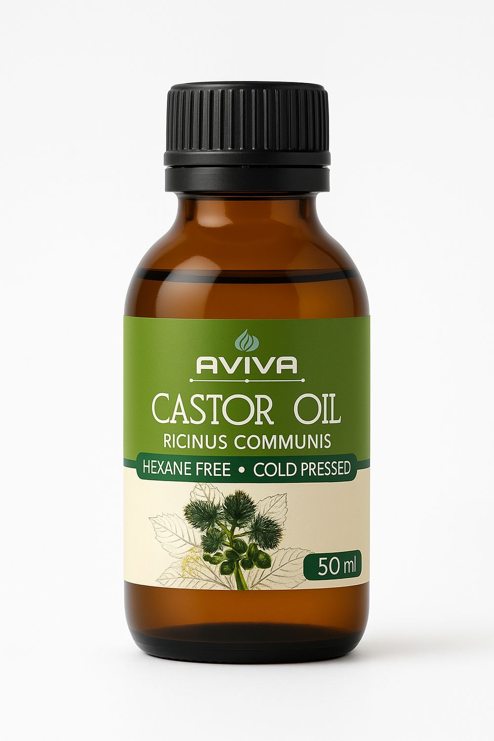 Castor Oil 50ml - Hexane Free | Cold Pressed