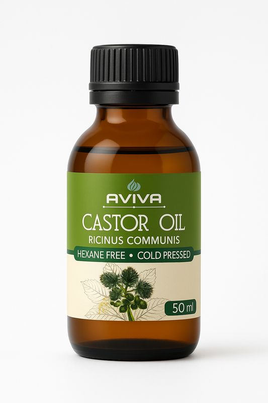Castor Oil 50ml - Hexane Free | Cold Pressed