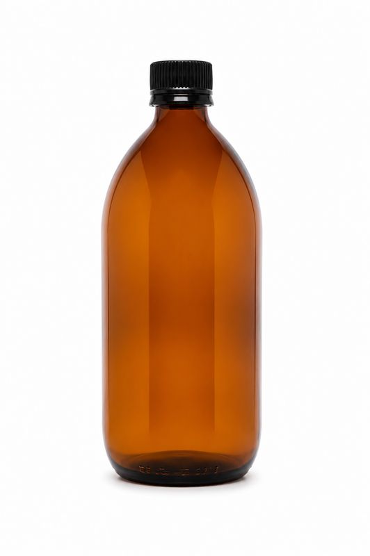 500ml Medical Round Amber