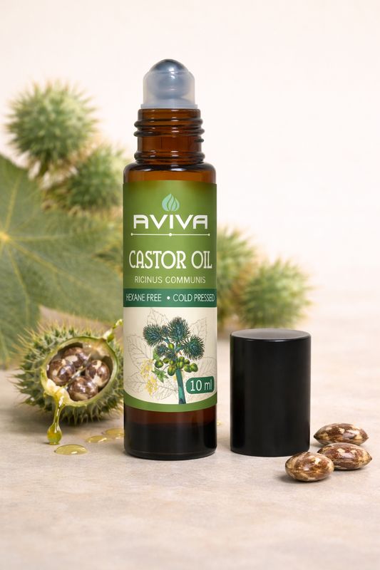Castor Oil 10ml - Hexane Free | Cold Pressed