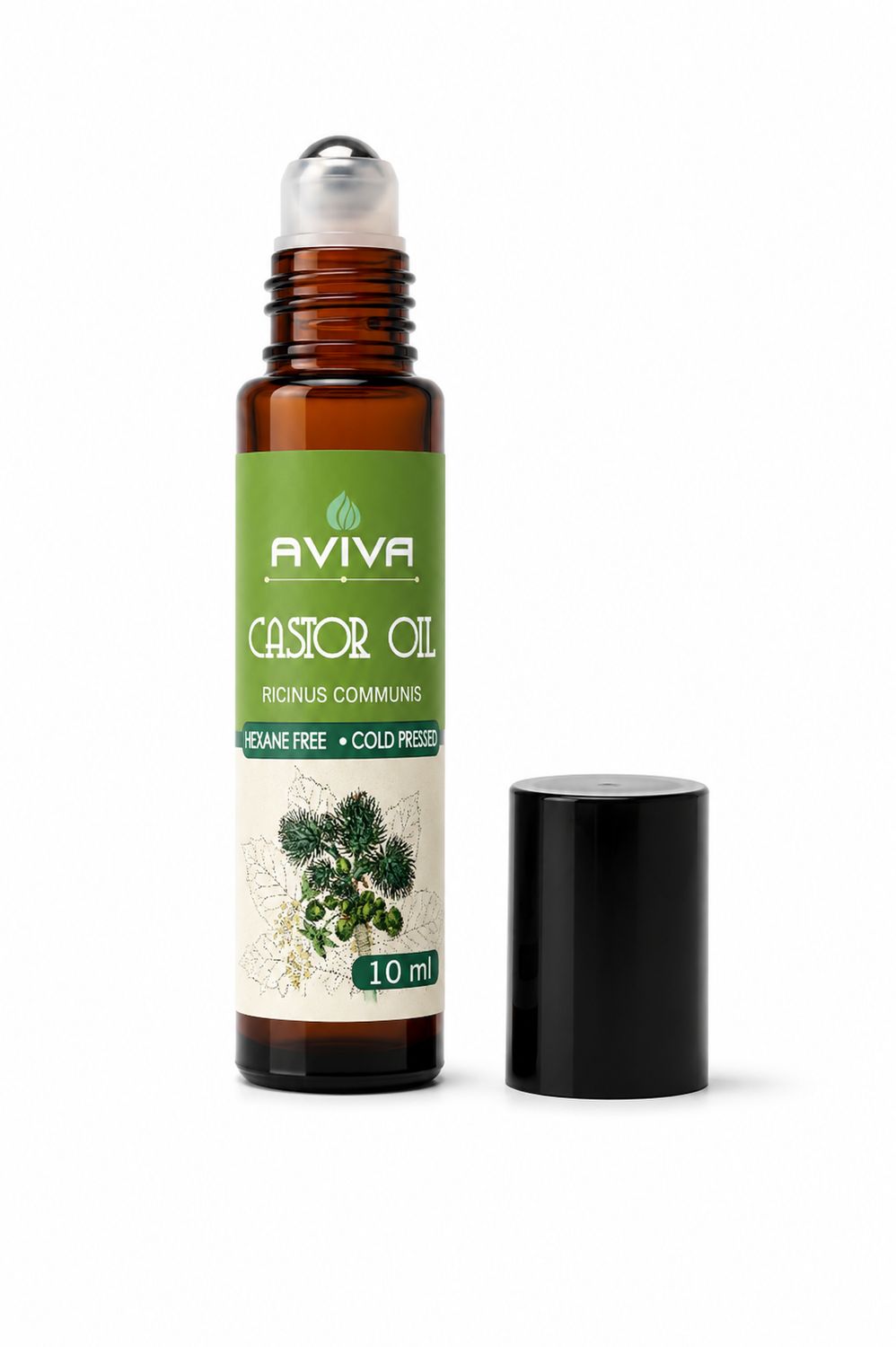Castor Oil 10ml - Hexane Free | Cold Pressed