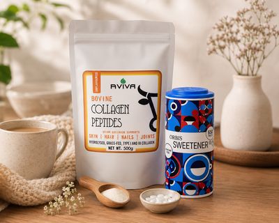 Aviva Bovine Collagen 500G | Free Orbis Sweetener