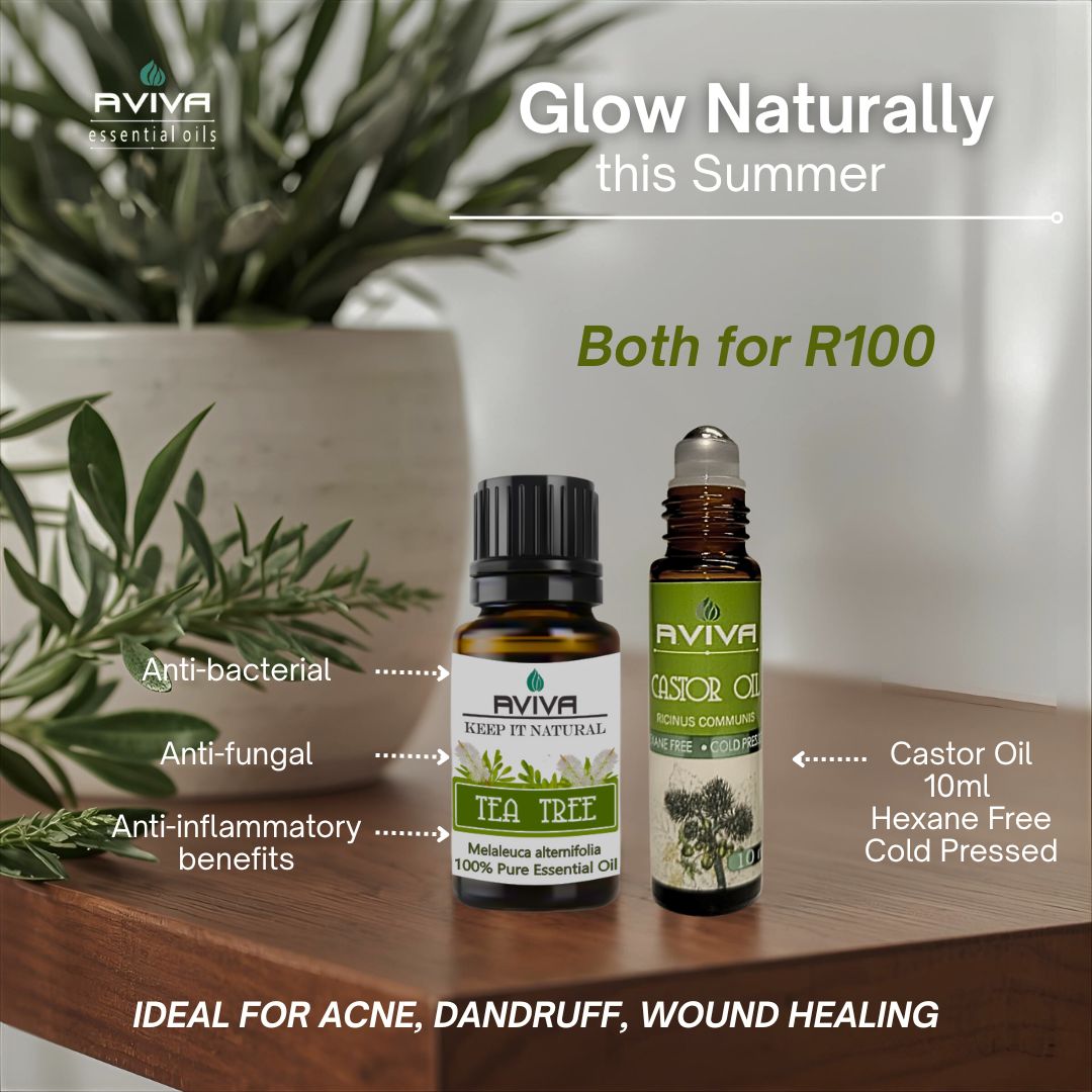 Aviva Summer Duo - Tea Tree + Castor Oil