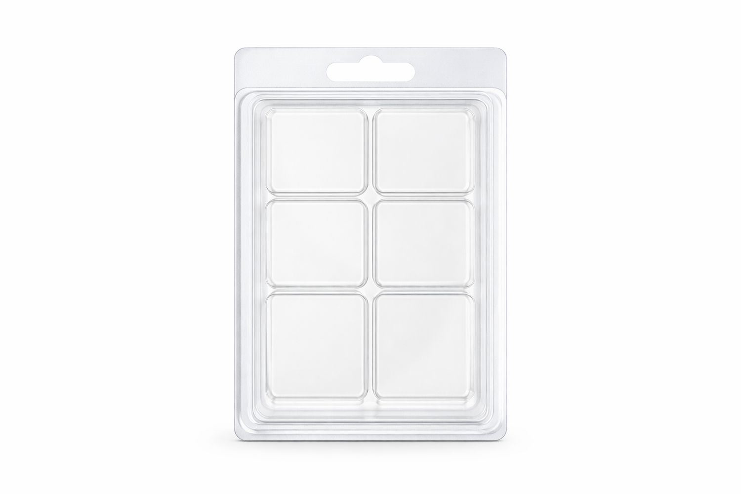 6-Cell Disposable PET Blister Clamshell Wax Melt (Pack of 10)