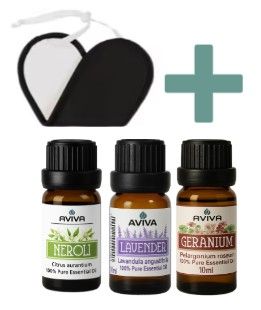 Thyroid Castor Wrap + 3 Essential Oils COMBO