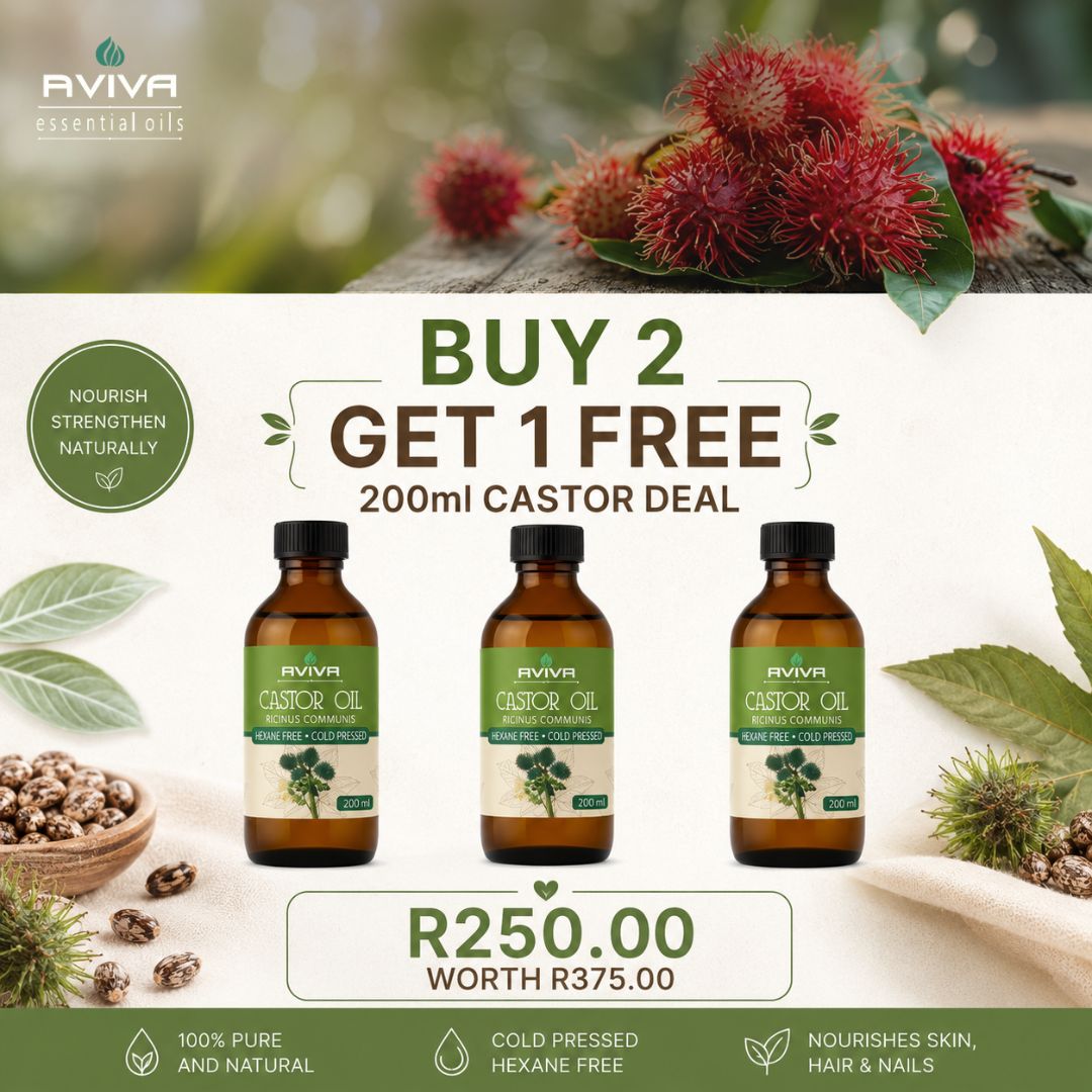 Castor Oil Buy 2 get 1 free - 200ml castor oil special