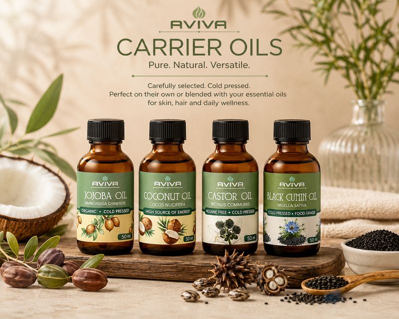 Carrier Oil Discovery Set – 4 × 50ml Carrier Oil Discovery Set – 4 × 50ml