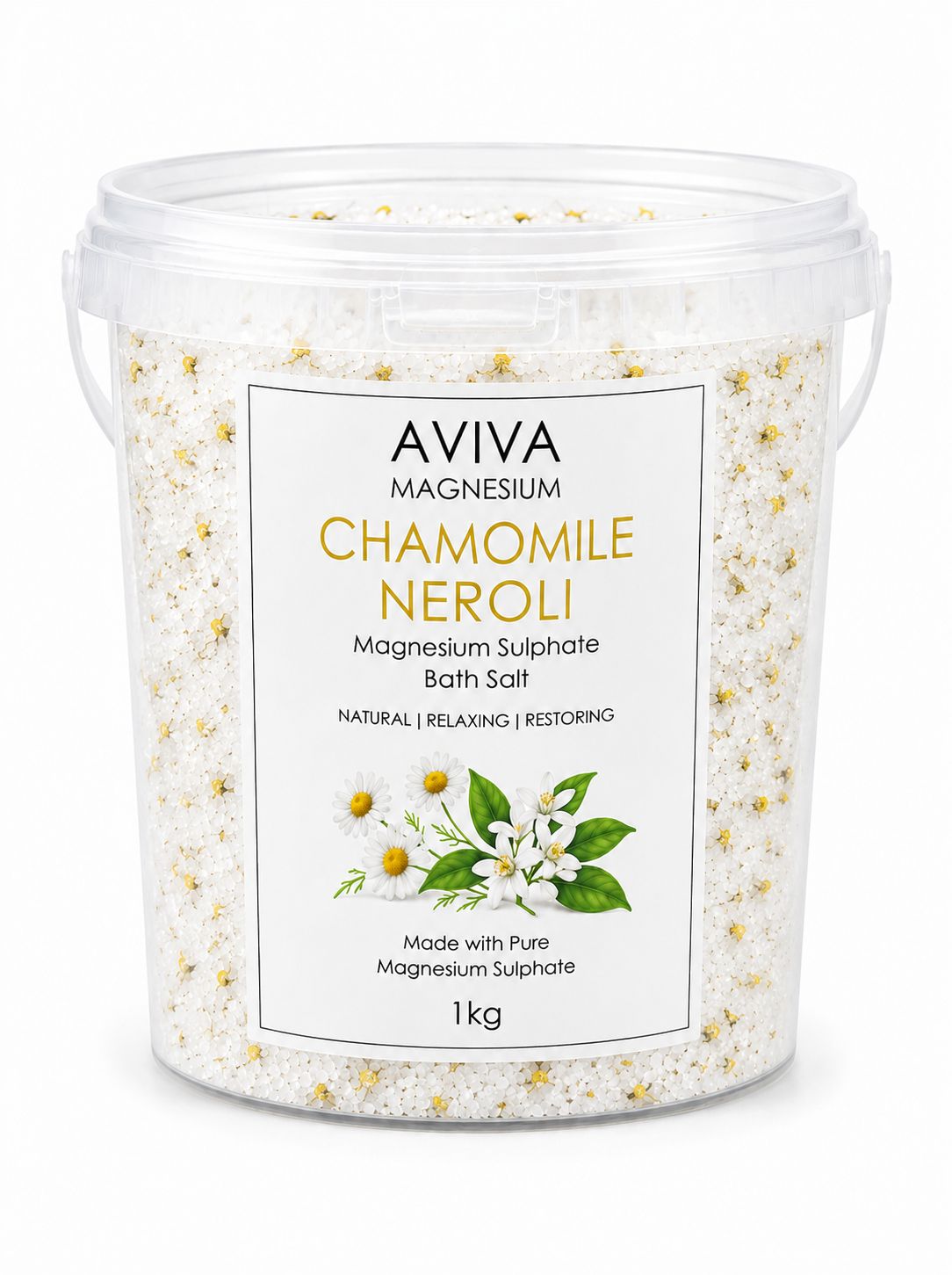 Magnesium Bath Salt 500g - 20kg (Neroli Chamomile)