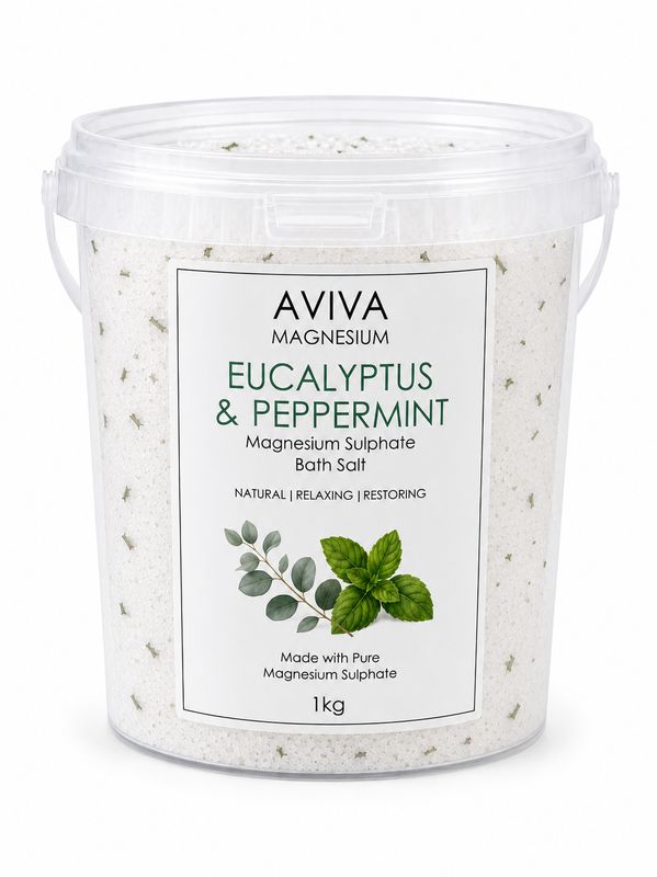 Magnesium Bath Salts 500g to 20kg  (Eucalyptus Peppermint)