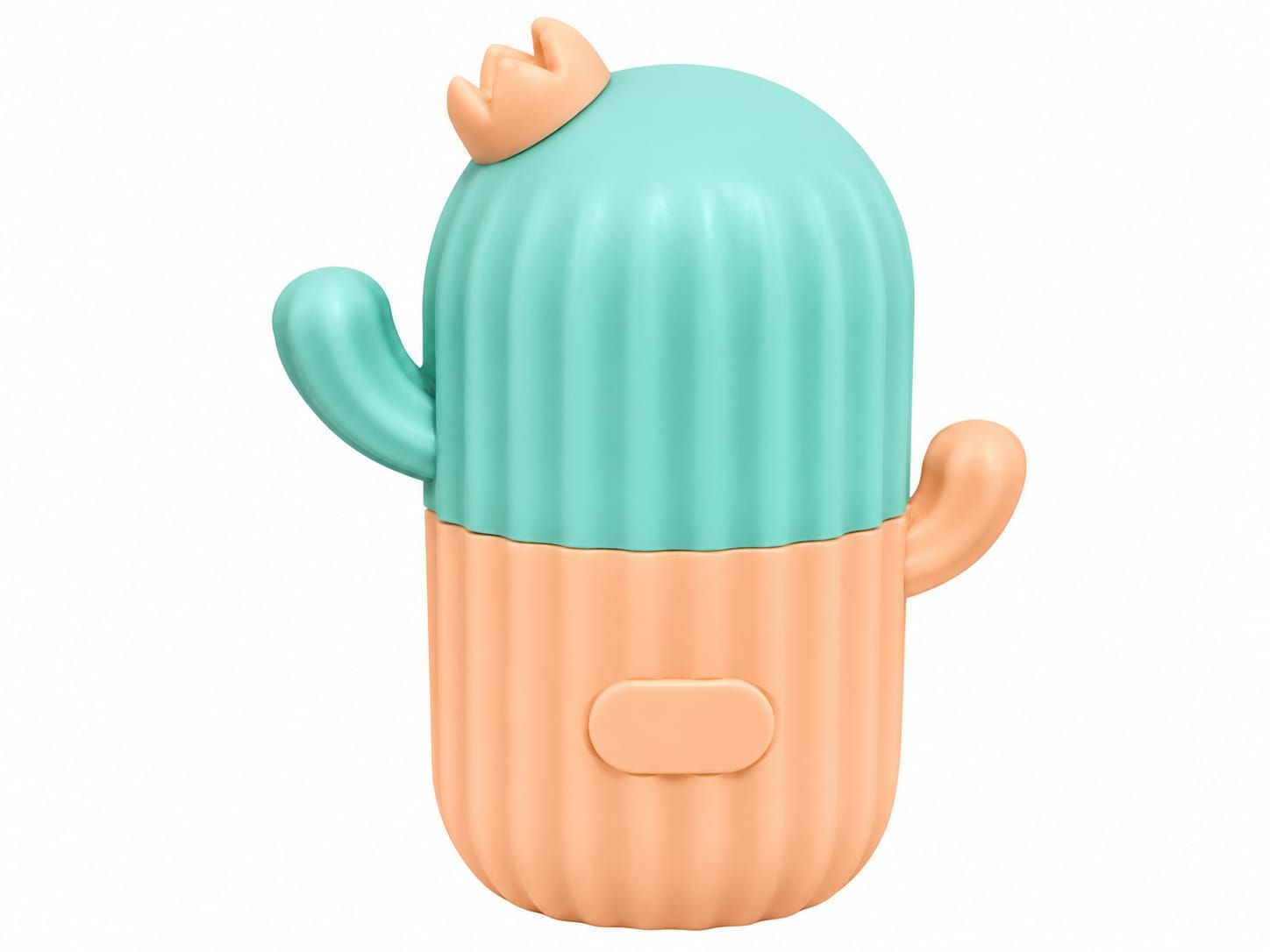 Cacti Silicone Ice Roller MINT/CORAL