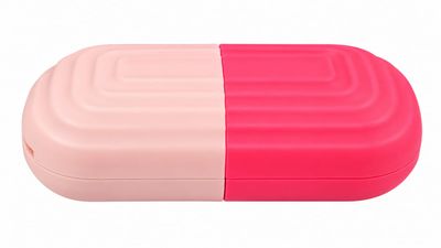 Oval Silicone Ice Roller LIGHT/DARK PINK