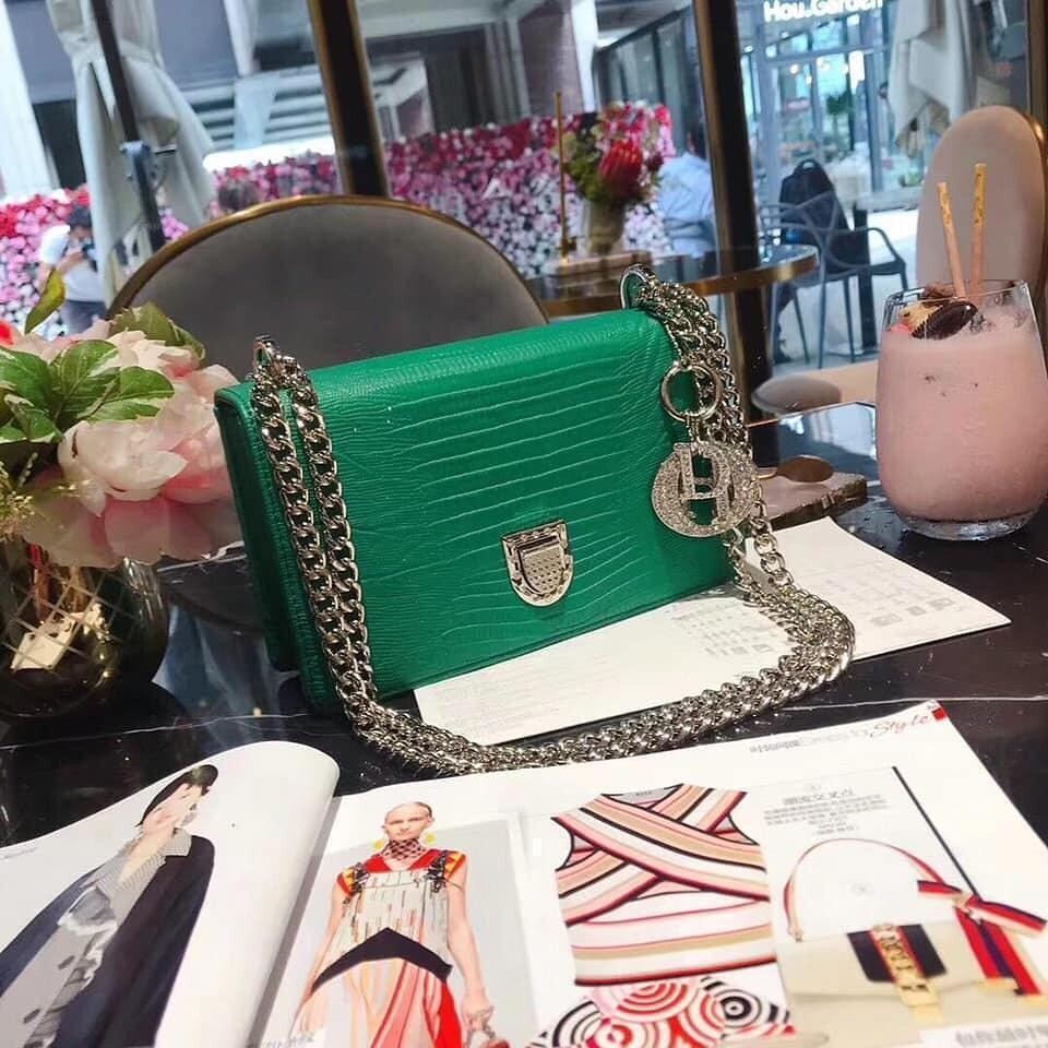 Dior Diorama Green Color Sling Bag