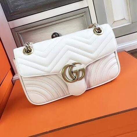 Gucci White Colour Sling Bag
