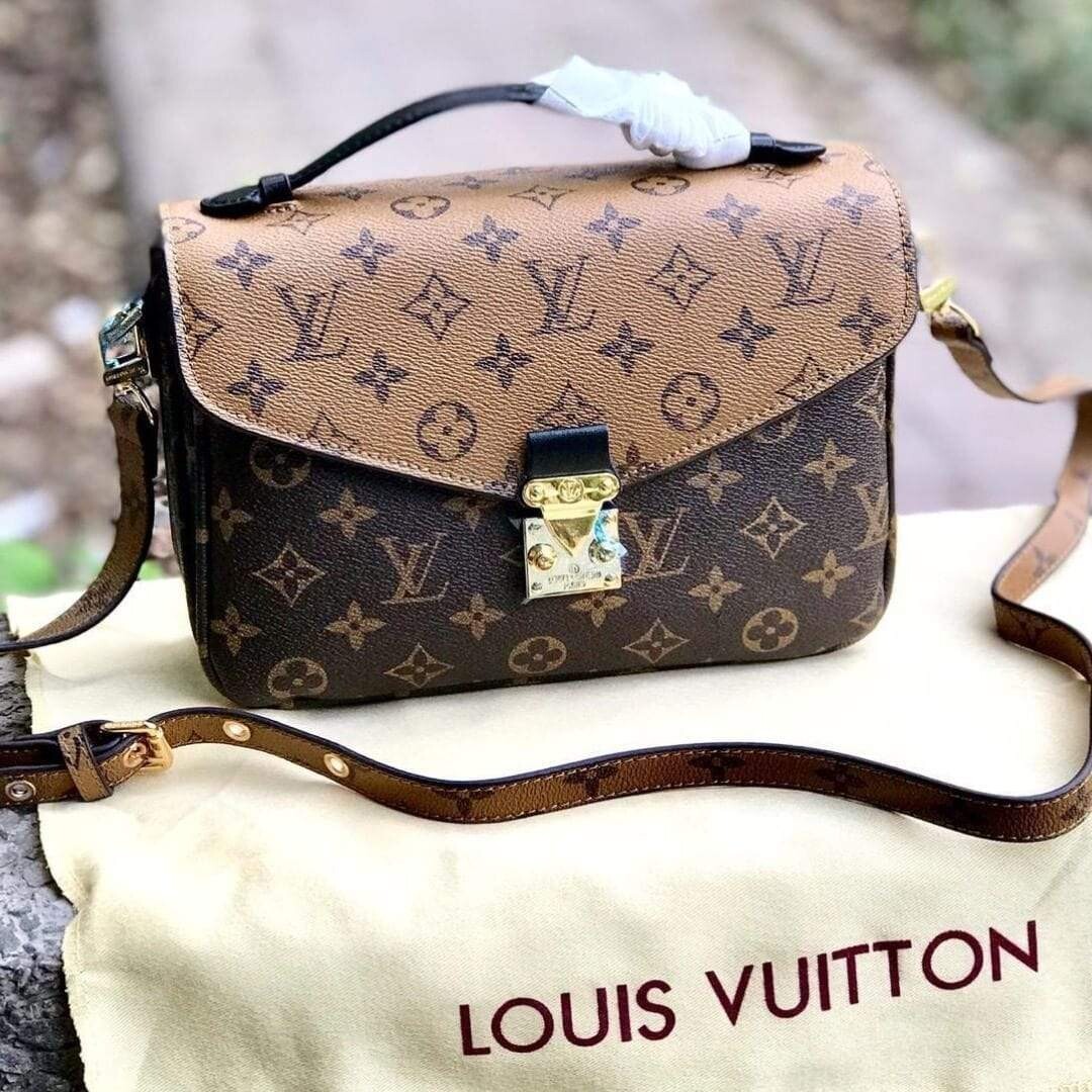 Louis Vuitton POCHETTE METIS Brown Monogram Sling Bag